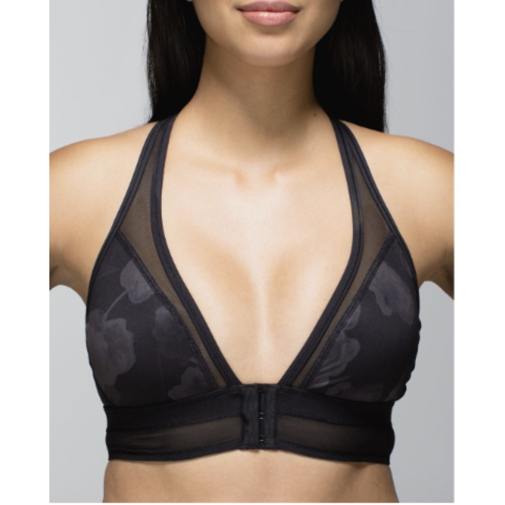 LuLuLemon | Black Sports Bra | Removable Cups | Womens Small